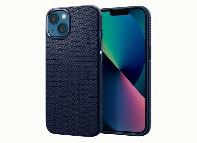 SPIGEN LIQUID AIR IPHONE 13 ACS03520 PHONE CASE (NAVY BLUE)