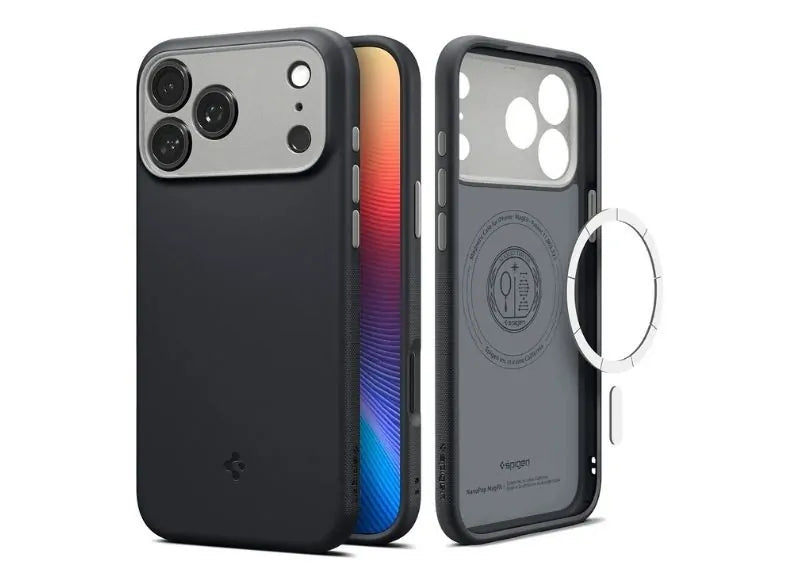 SPIGEN NANO POP MAG MAGSAFE CASE FOR IPHONE 17 PRO (BLACK SESAME)
