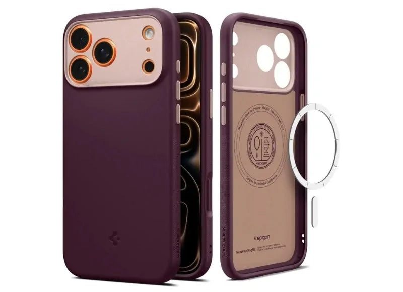 SPIGEN NANO POP MAGFIT ΓΙΑ IPHONE 17 PRO MAX (ΜΠΟΡΝΤΟ)
