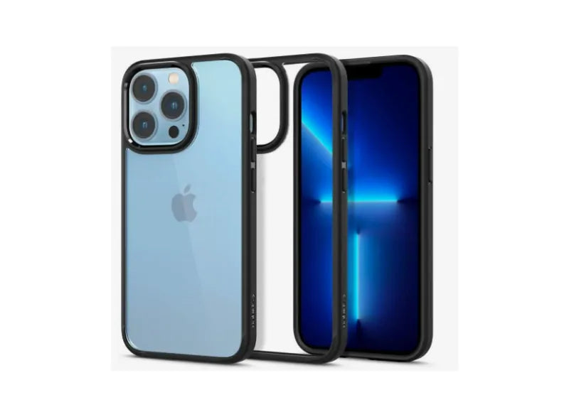 SPIGEN ULTRA HYBRID CASE FOR IPHONE 13 PRO (MATTE BLACK)