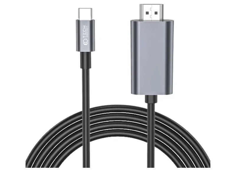 TECH PROTECT ULTRA BOOST USB-C/HDMI 4K 60Hz CABLE 2M ΚΑΛΩΔΙΟ ΕΙΚΟΝΑΣ (BLACK)