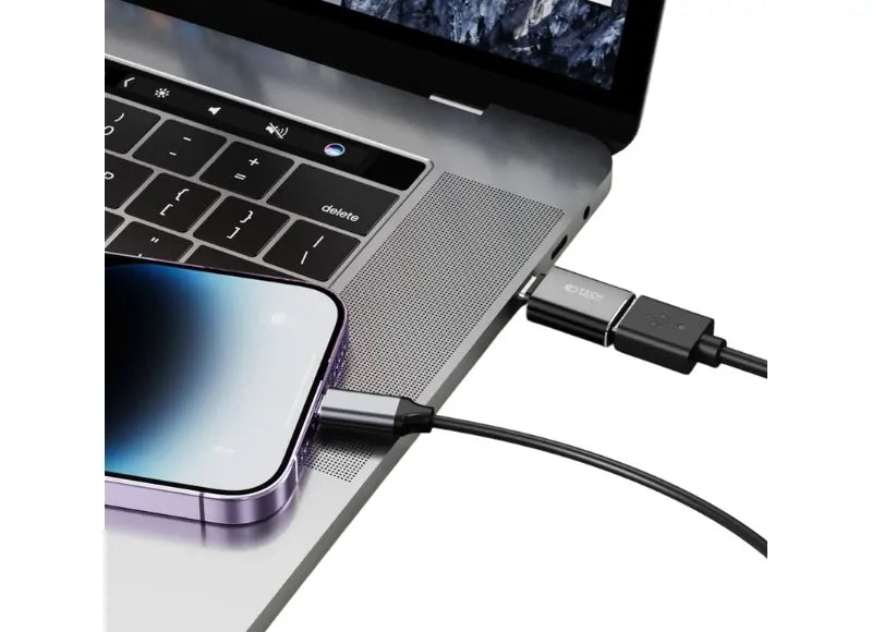TECH-PROTECT ULTRABOOST USB-C (MALE) / USB-A (FEMALE) OTG ADAPTER ΑΝΤΑΠΤΟΡΑΣ BLACK