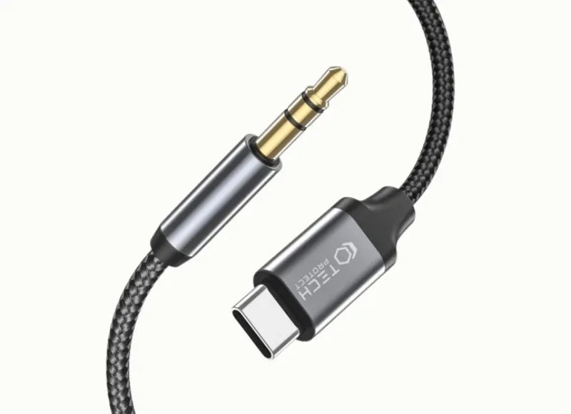 TECH-PROTECT ULTRABOOST ΚΑΛΩΔΙΟ USB-C TO 3.5MM JACK 1M (ΜΑΥΡΟ)