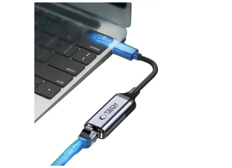 TECH-PROTECT ULTRABOOST USB-C TO ETHERNET RJ45 1000MBPS ADAPTER ΑΝΤΑΠΤΟΡΑΣ BLACK