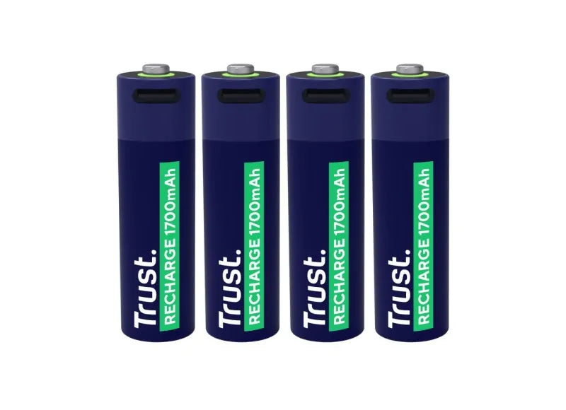 TRUST USB-C RECHARGEABLE BATTERIES AA RECHARGEABLE BATTERIES (4PCS)