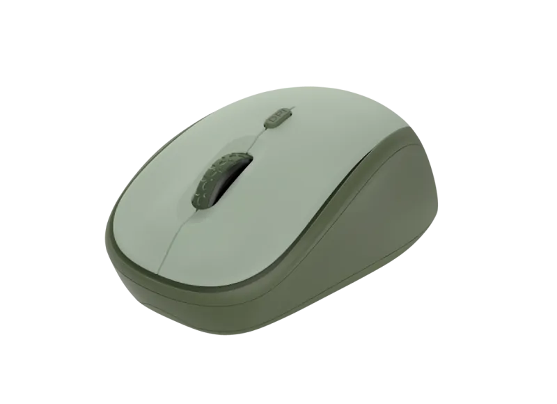 TRUST YVI+ WIRELESS MOUSE SILENT ECO (GREEN)