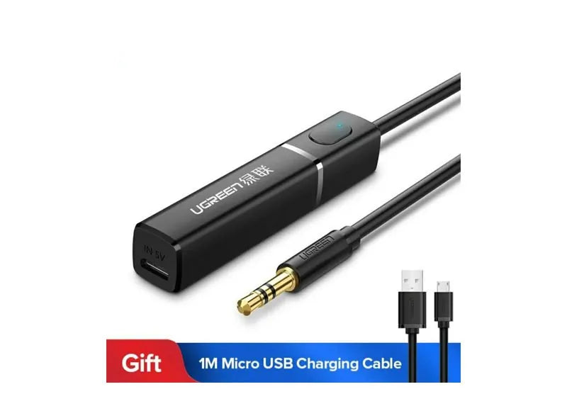 UGREEN AUDIO TRANSMITTER & ADAPTER (3.5mm JACK, BLUETOOTH 5.0)