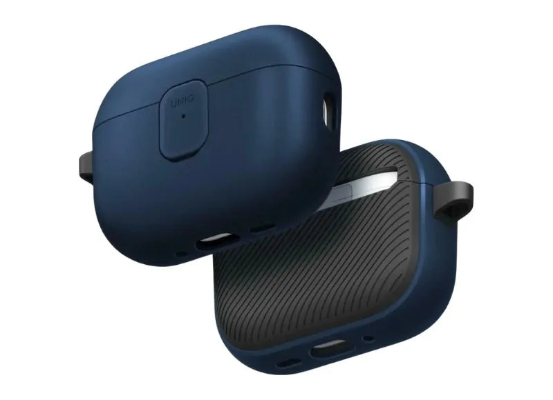 UNIQ CLYDE AIRPODS PRO 3RD GEN LOCK CASE ΘΗΚΗ ΑΚΟΥΣΤΙΚΩΝ (ROYAL BLUE / FLINT GREY)