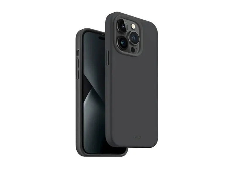 UNIQ HYBRID CASE IPHONE 14 PRO MAGCLICK CHARGING LINO HUE (CHARCOAL)