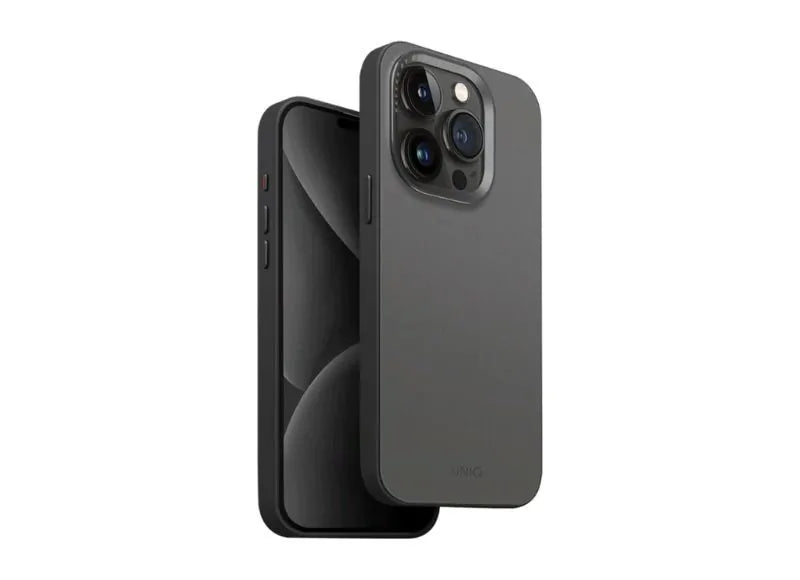 UNIQ HYBRID IPHONE 15 PRO MAGCLICK CHARGING LYDEN DS (CHARCOAL)