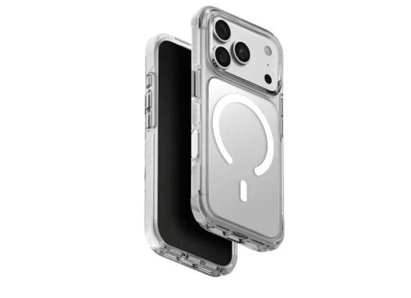 UNIQ HYBRID IPHONE 18 PRO MAGCLICK CHARGING COMBAT PHONE CASE BLANC WHITE
