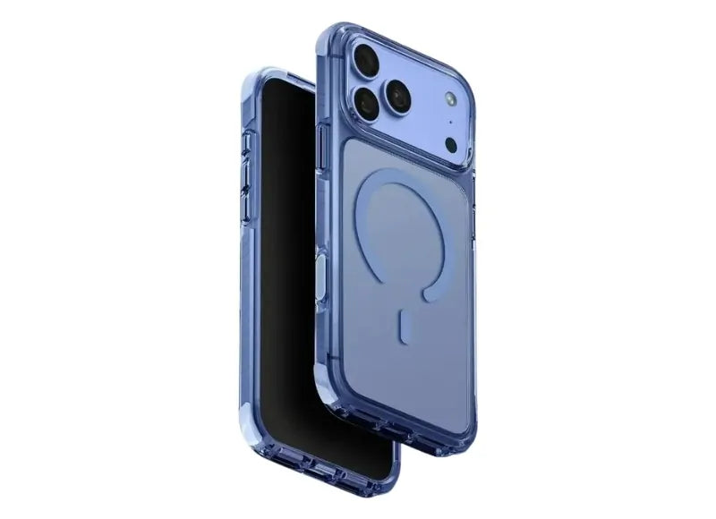 UNIQ HYBRID IPHONE 18 PRO MAX 6.9" MAGCLICK CHARGING COMBAT PHONE CASE POLAR BLUE
