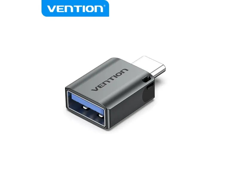 VENTION ADAPTER USB-C MALE TO USB 3.0 FEMALE OTG (ALUMINUM GRAY)