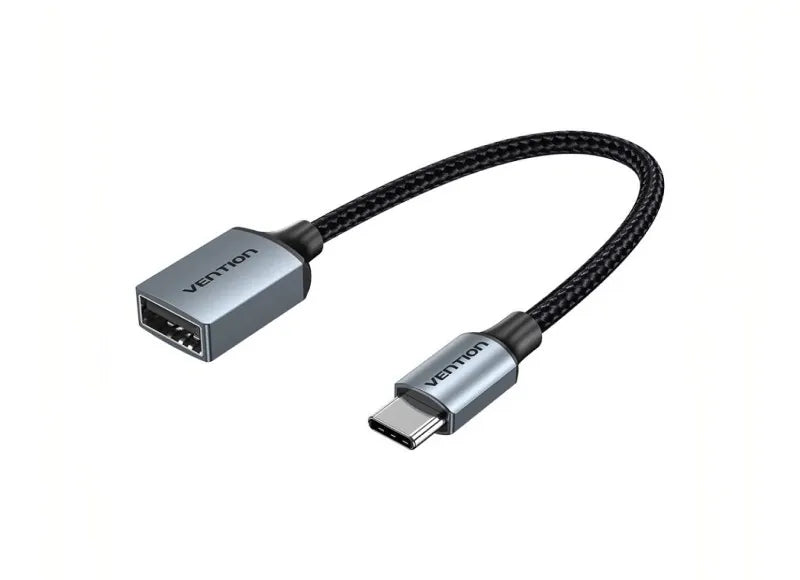 VENTION OTG ADAPTER WITH 0.15 CABLE USB-C TO USB 3 (BLACK)