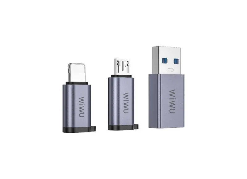 WIWU CONCISE ADAPTER PACK (BLACK)
