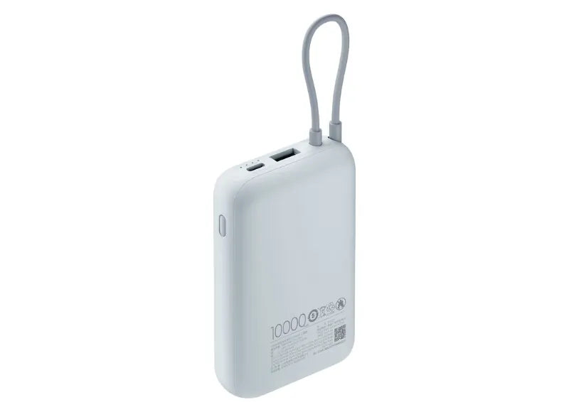 XIAOMI POWER BANK 10000mAh INTERGRATED CABLE ΦΟΡΗΤΟΣ ΦΟΡΤΙΣΤΗΣ