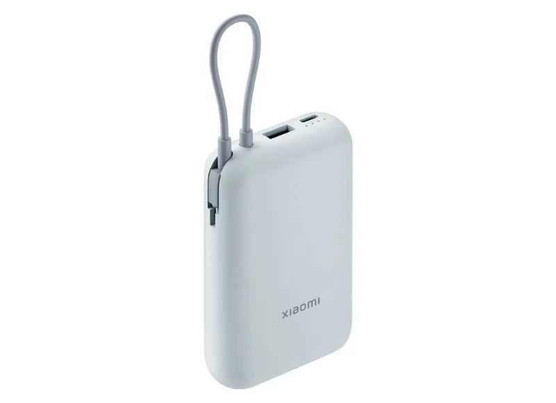 XIAOMI POWER BANK 10000mAh INTERGRATED CABLE ΦΟΡΗΤΟΣ ΦΟΡΤΙΣΤΗΣ