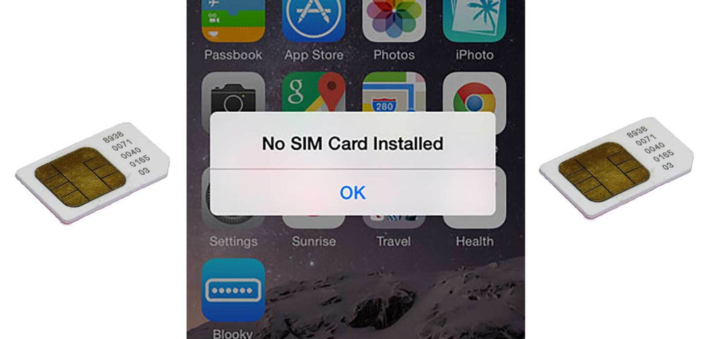 Το iPhone μου έβγαλε μήνυμα No Sim!! Τι πρέπει να κάνω?