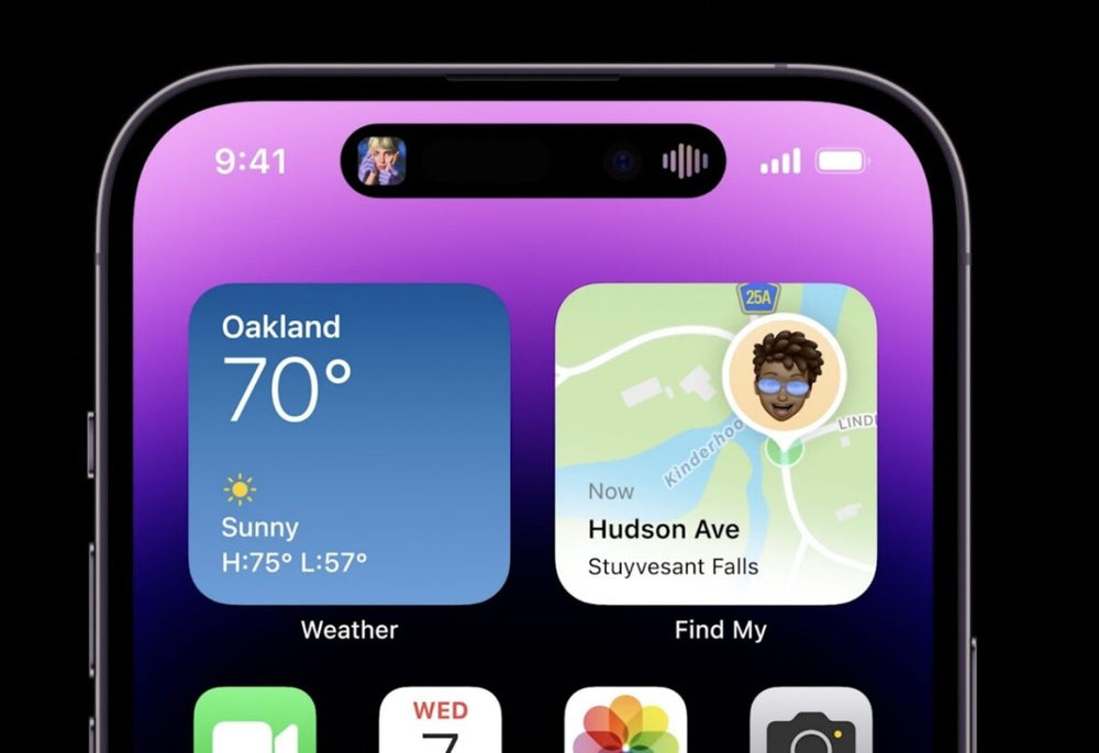 A fresh look for the new iPhone Pro models –  Always On display and a ‘pill’-shaped notch