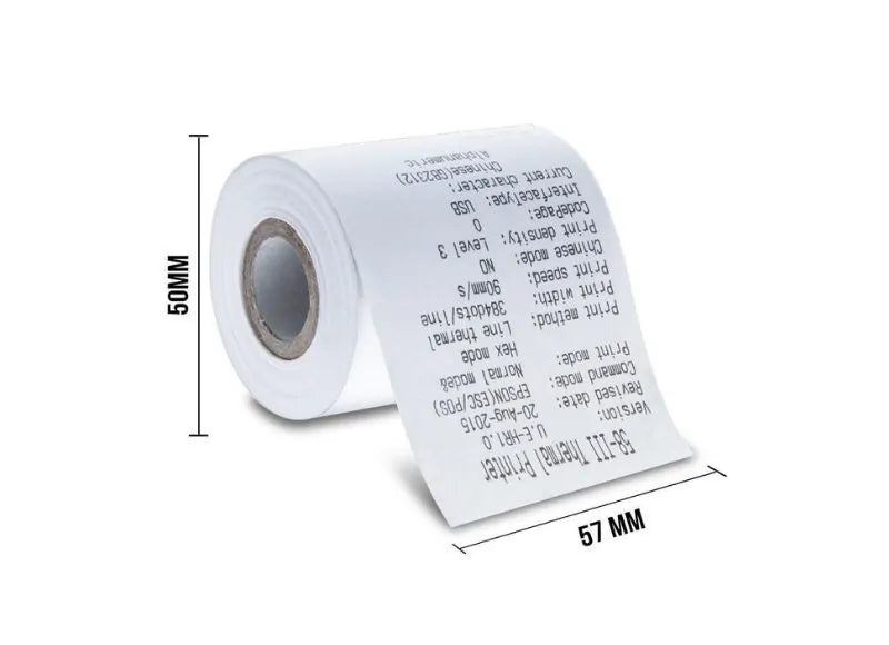 ΧΑΡΤΟΤΑΙΝΙΑ ΘΕΡΜΙΚΗ 57x50x25mm ΡΟΛΟ ΠΛΑΣΤΙΚΟ ΚΑΡΟΥΛΙ (10ΤΜΧ)