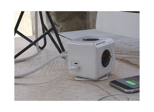 Allocacoc PowerCube USB-A / USB-C 3 ΘΕΣΕΩΝ