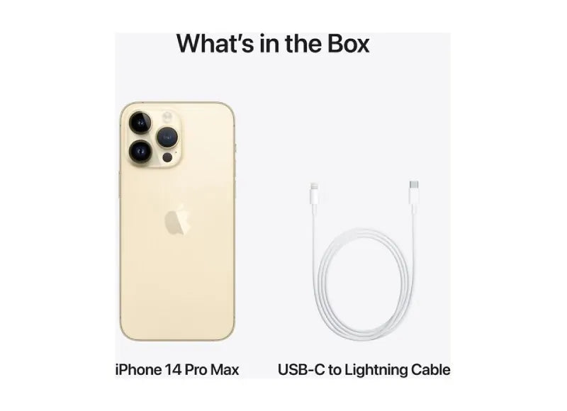 Apple iPhone 14 Pro Max (6GB/512GB) Gold Refurbished με 100% μπαταρία - Εξαιρετικό - 3 χρόνια εγγύηση