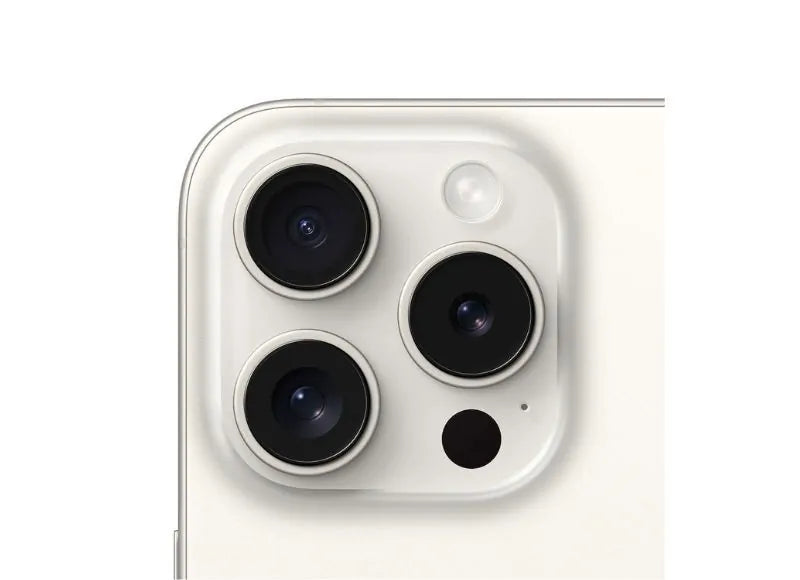 Apple iPhone 15 Pro 5G 128GB White Titanium Refurbished με 100% μπαταρία - Εξαιρετικό - 3 χρόνια εγγύηση
