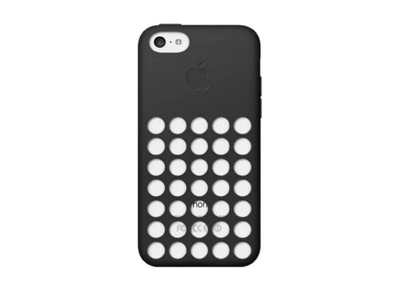 APPLE SILICONE DOT CASE IPHONE 5C - BLACK