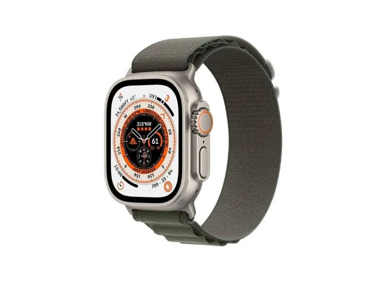 Apple Watch Ultra 49MM (4G / 32GB) Green Alpine Loop Refurbished Grade A ΜΕ 1 ΧΡΟΝΟ ΕΓΓΥΗΣΗ!
