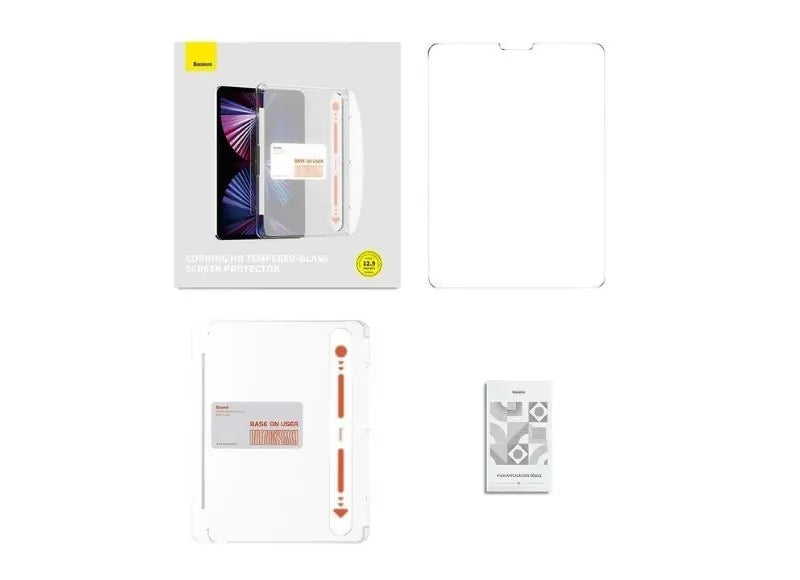 Baseus Τζάμι Προστασίας Οθόνης για iPad Pro 12.9 2018/2020/2021/2022 Διάφανο
