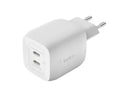 Belkin Οικιακός Φορτιστής 45W Dual USB-C GaN