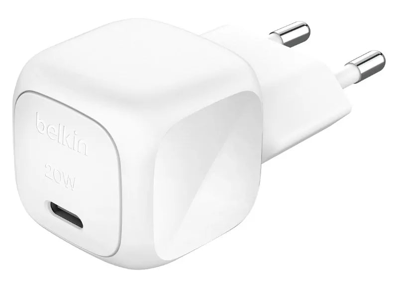 BELKIN USB-C PD 20W ΦΟΡΤΙΣΤΗΣ ΛΕΥΚΟΣ