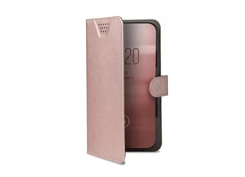 CELLY UNIVERSAL BOOK CASE - WALLY UNICA L (UP TO 6") - PINK