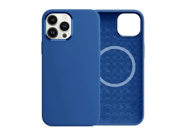 COMMA NATURE SERIES MAGNETIC SILICONE CASE IPHONE 15 PRO - BLUE