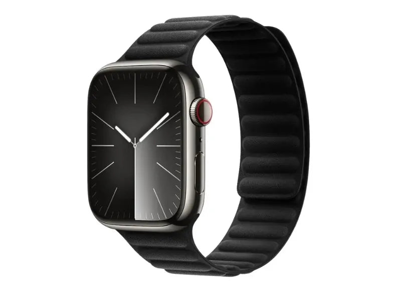 DEVIA DELUXE SERIES MAGNETIC FIBER WATCH BAND APPLE WATCH 44/45/46/49MM STRAP (BLACK)