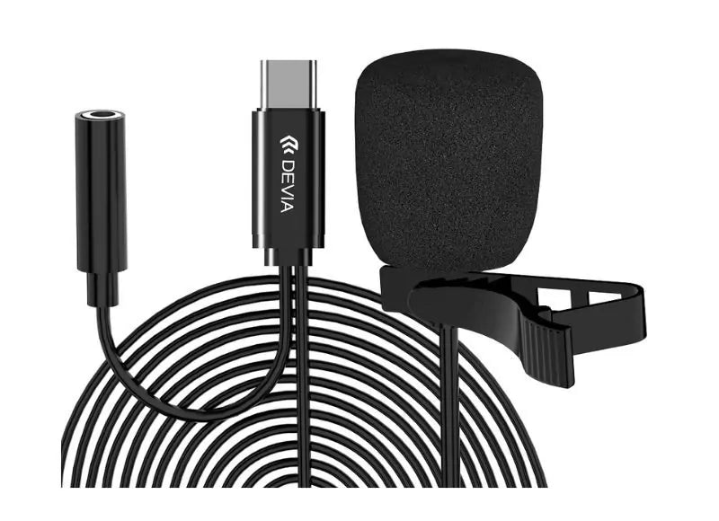 DEVIA SMART SERIES WIRED MICROPHONE (TYPE C) - BLACK
