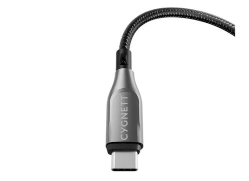Cygnett Cable Armoured USB-C to USB-A 1m Black