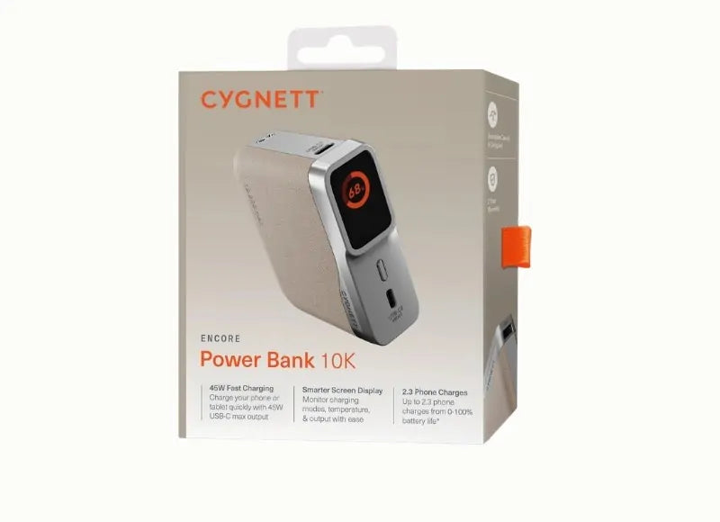 CYGNETT ENCORE 10000mAh POWER BANK (IVORY)