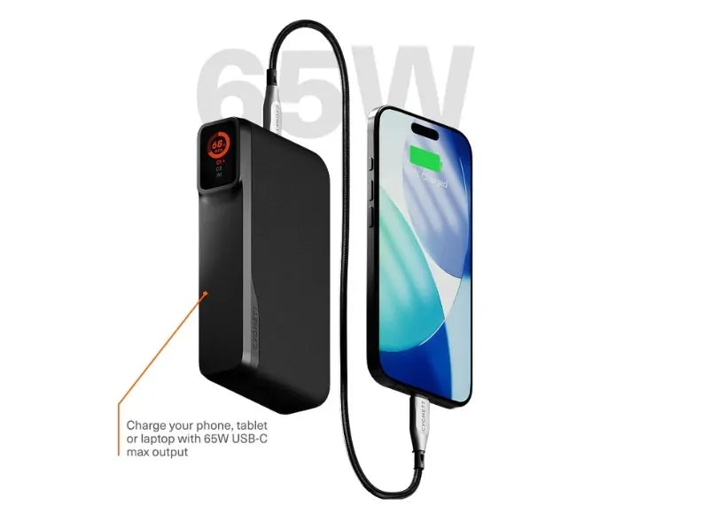 CYGNETT ENCORE POWERBANΚ 20K ΦΟΡΗΤΟΣ ΦΟΡΤΙΣΤΗΣ (BLACK)