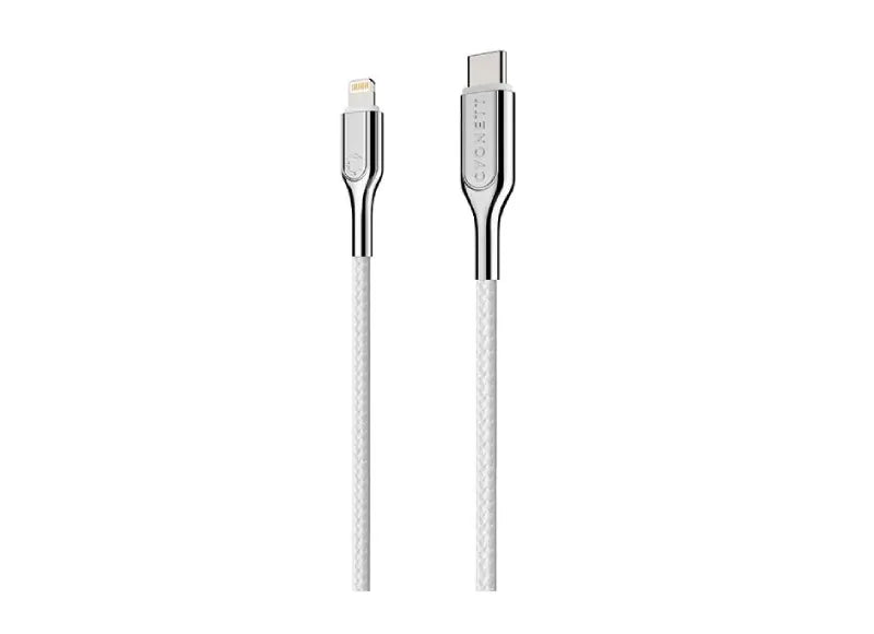 CYGNETT LIGHTNING TO USB-C ARMOURED CABLE 1M (WHITE)