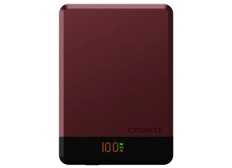 CYGNETT MAGSLIM POWER BANK 5000mAh ΦΟΡΗΤΟΣ ΦΟΡΤΙΣΤΗΣ (CHERRY)
