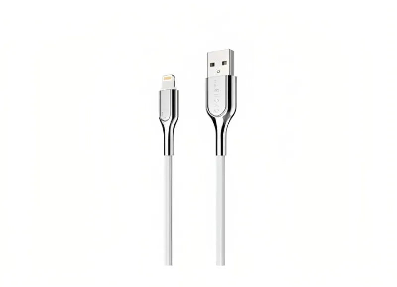 CYGNETT USB TO LIGHTNING ARMOURED MFI CABLE 3M - WHITE