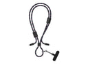 Devia Fast Charging Neck Strap Cable Adjustable Lanyard USB-C to USB-C PD 60W Woven Fast 1.6m Blue