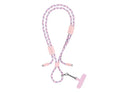 Devia Καλώδιο Φόρτισης Λαιμού Adjustable Lanyard USB-C σε Lightning PD 27W Woven 1.6m Ροζ