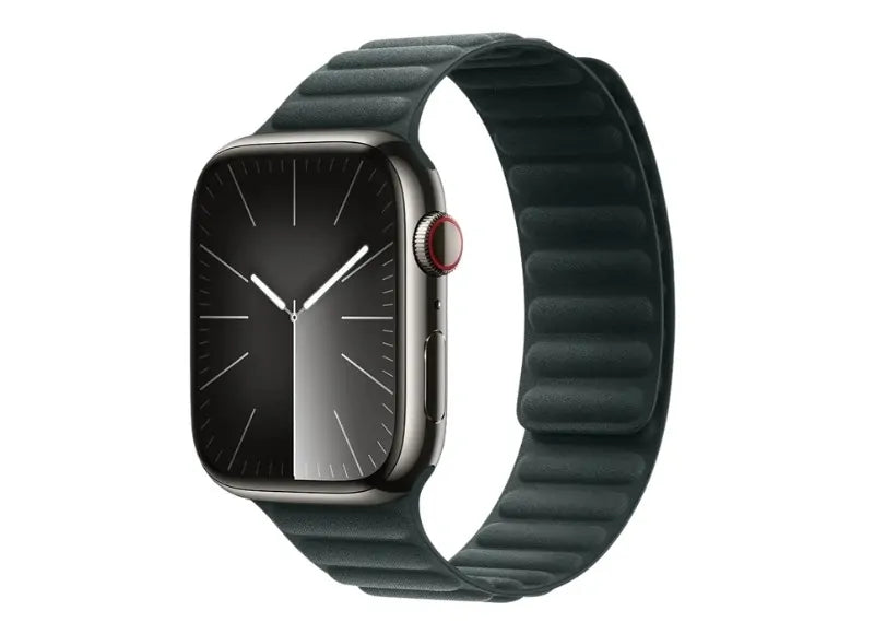 Devia Strap Deluxe Series Magnetic Fiber for Apple Watch 44/45/46/49mm Dark Green