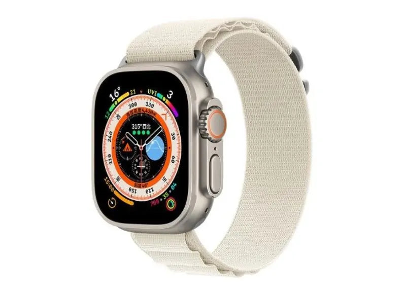 ΛΟΥΡΑΚΙ DEVIA DELUXE SERIES SPORT 5 BRAIDED BAND ΓΙΑ APPLE WATCH 42 / 44 / 45 / 49MM (WHITE)