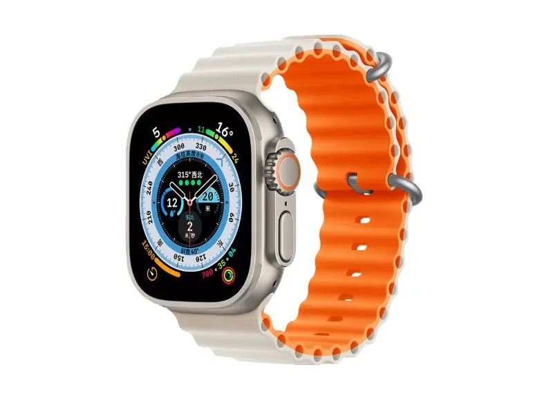 DEVIA DELUXE SERIES SPORT 6 SILICONE BAND APPLE WATCH 42 / 44 / 45 / 49mm STRAP (STARLIGHT)