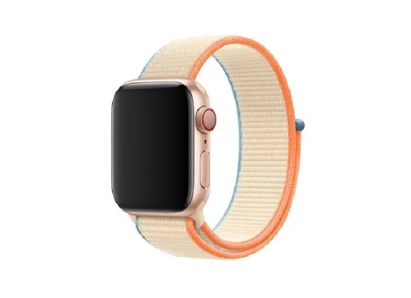 DEVIA DELUXE SPORT SERIES 3 STRAP FOR APPLE WATCH 42 / 44 / 45mm (CREAM WHITE)