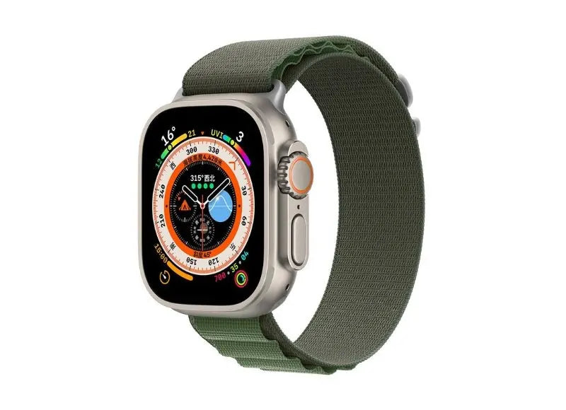 DEVIA DELUXE SPORT SERIES 5 BAND STRAP FOR APPLE WATCH 42 / 44 / 45 / 49mm (ARMY GREEN)
