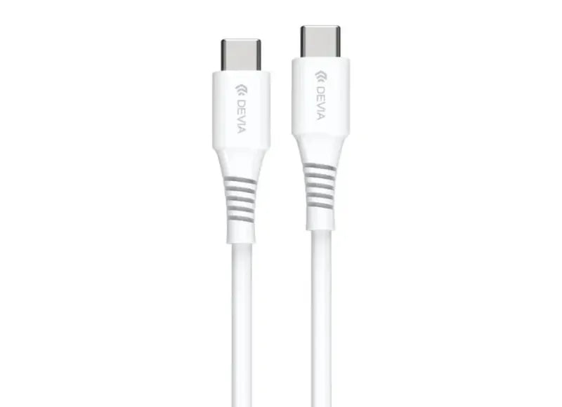 Devia Cable EC636 USB-C to USB-C PD 60W 1m White